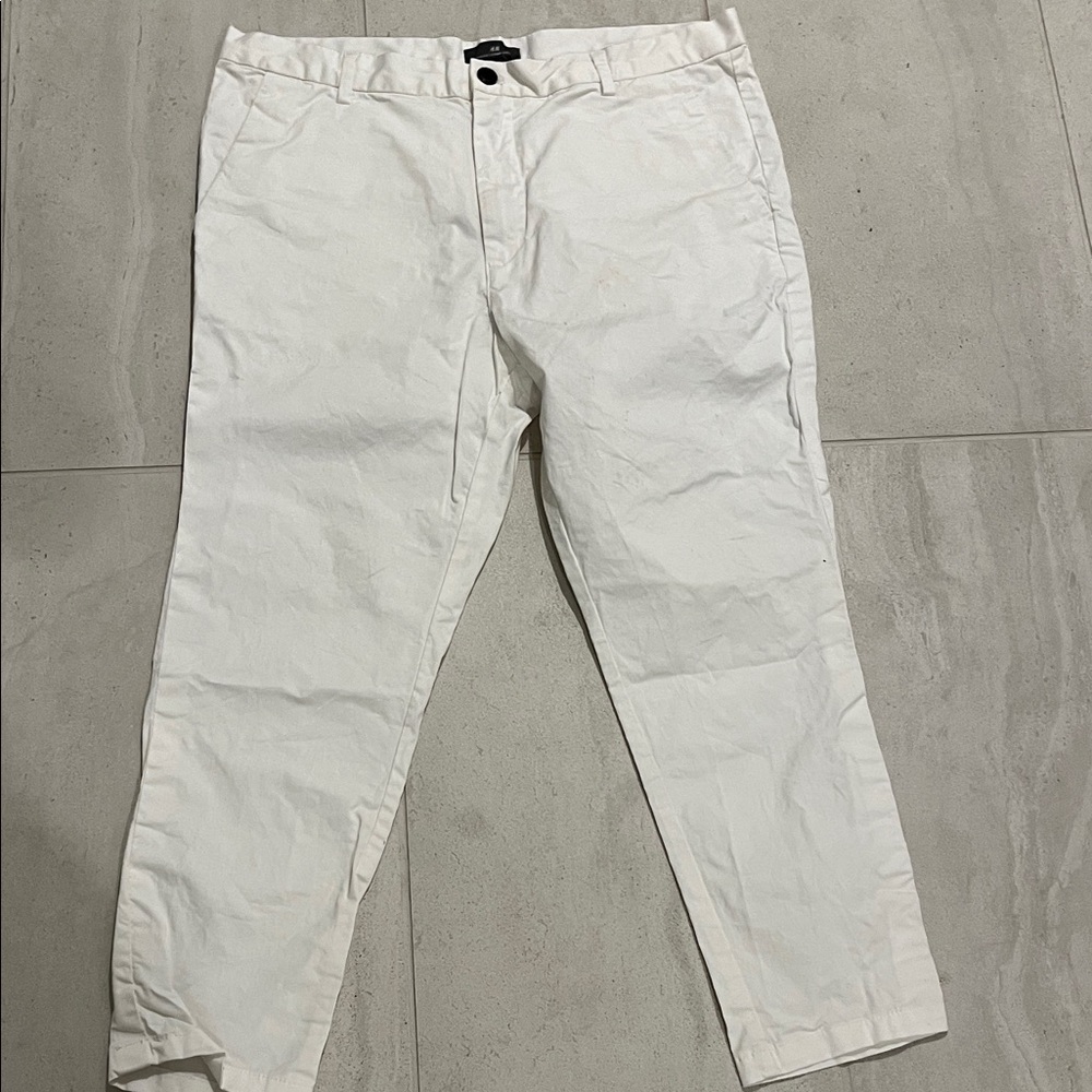 H&M Men's Cream Chinos